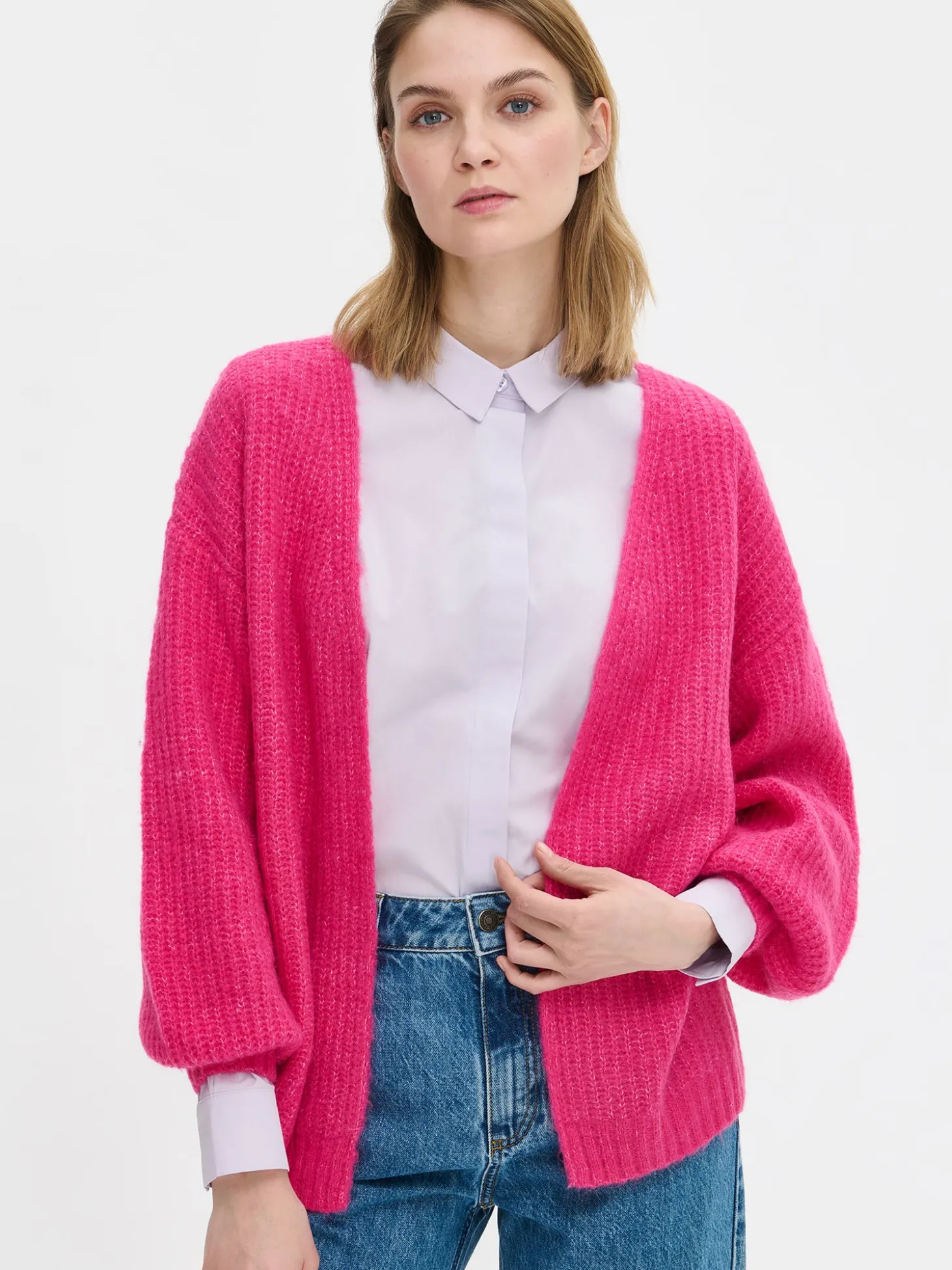 KARAMELLI neuletakki - pinkki