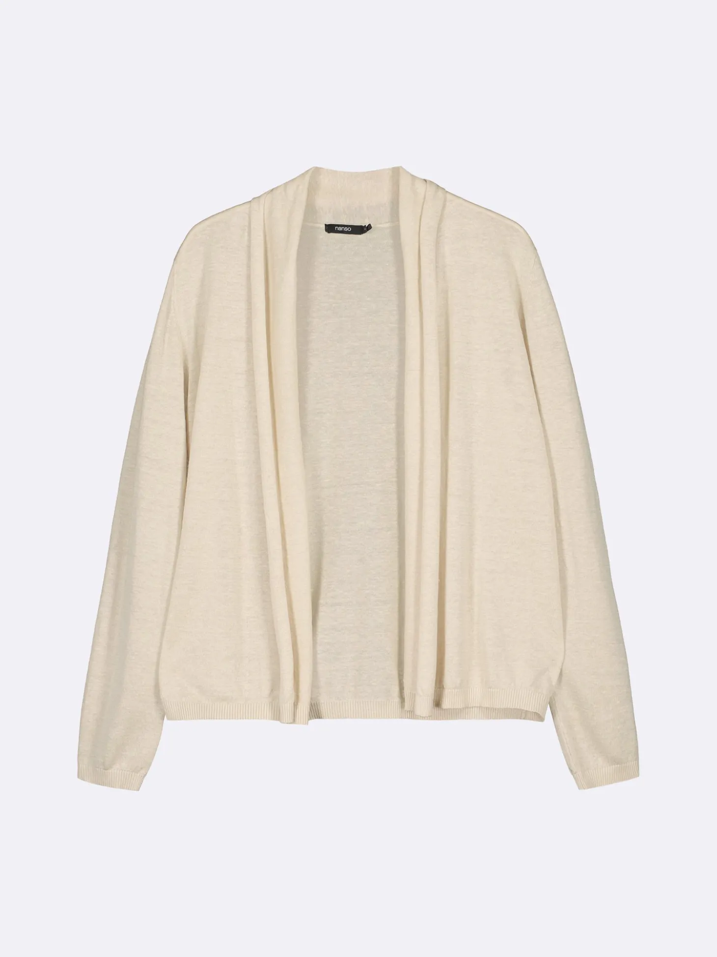 KARINA lyhyt neuletakki - beige