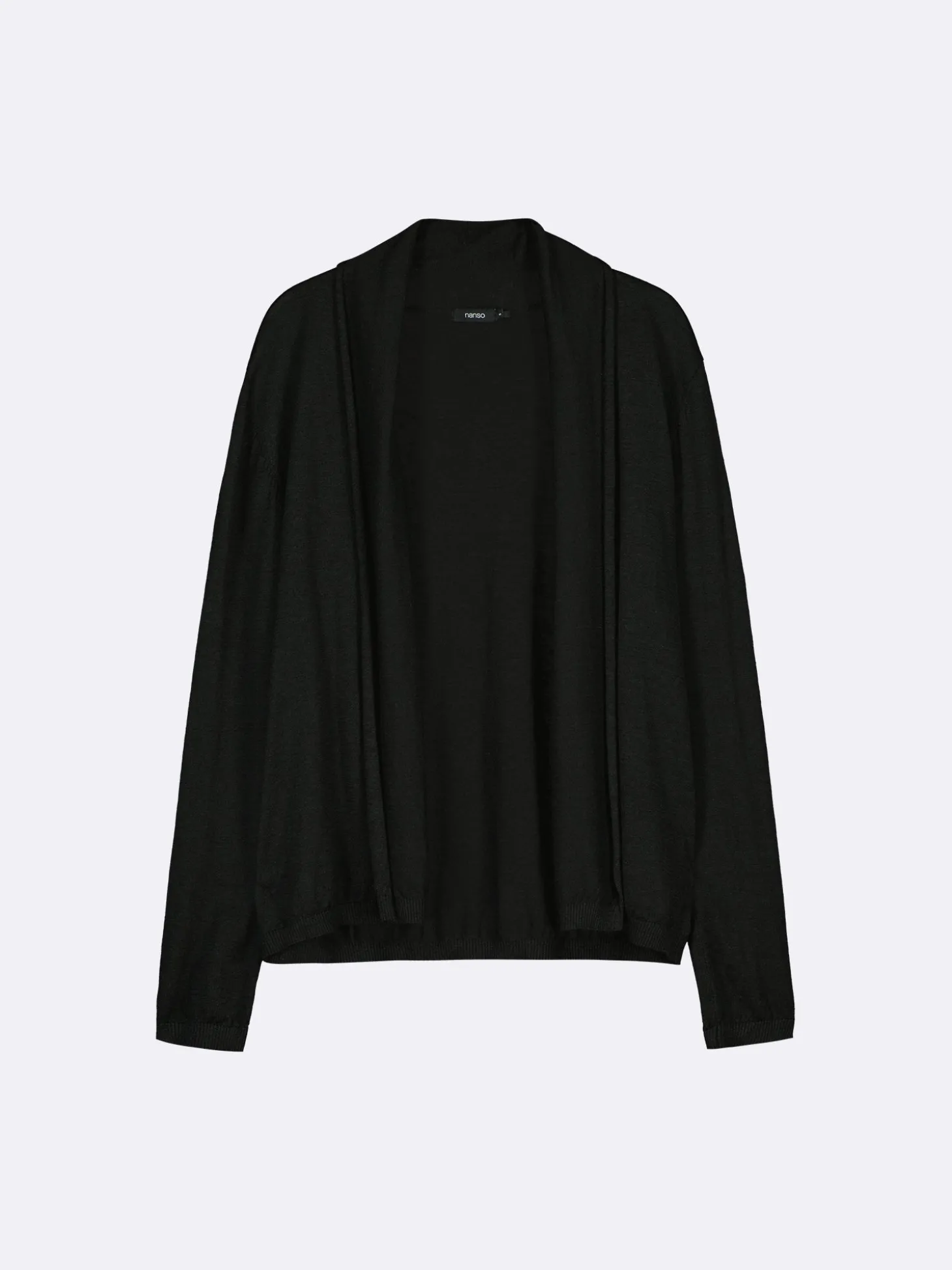 KARINA lyhyt neuletakki - musta