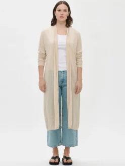 KARINA pitkä neuletakki - beige