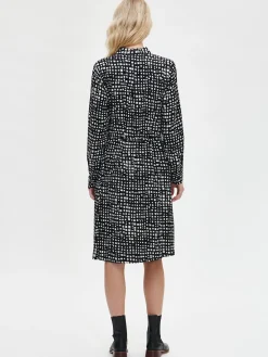 KARMI paitamekko - mustavalkoinen