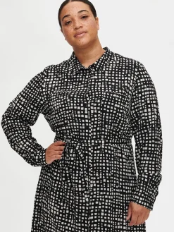 KARMI paitamekko - mustavalkoinen