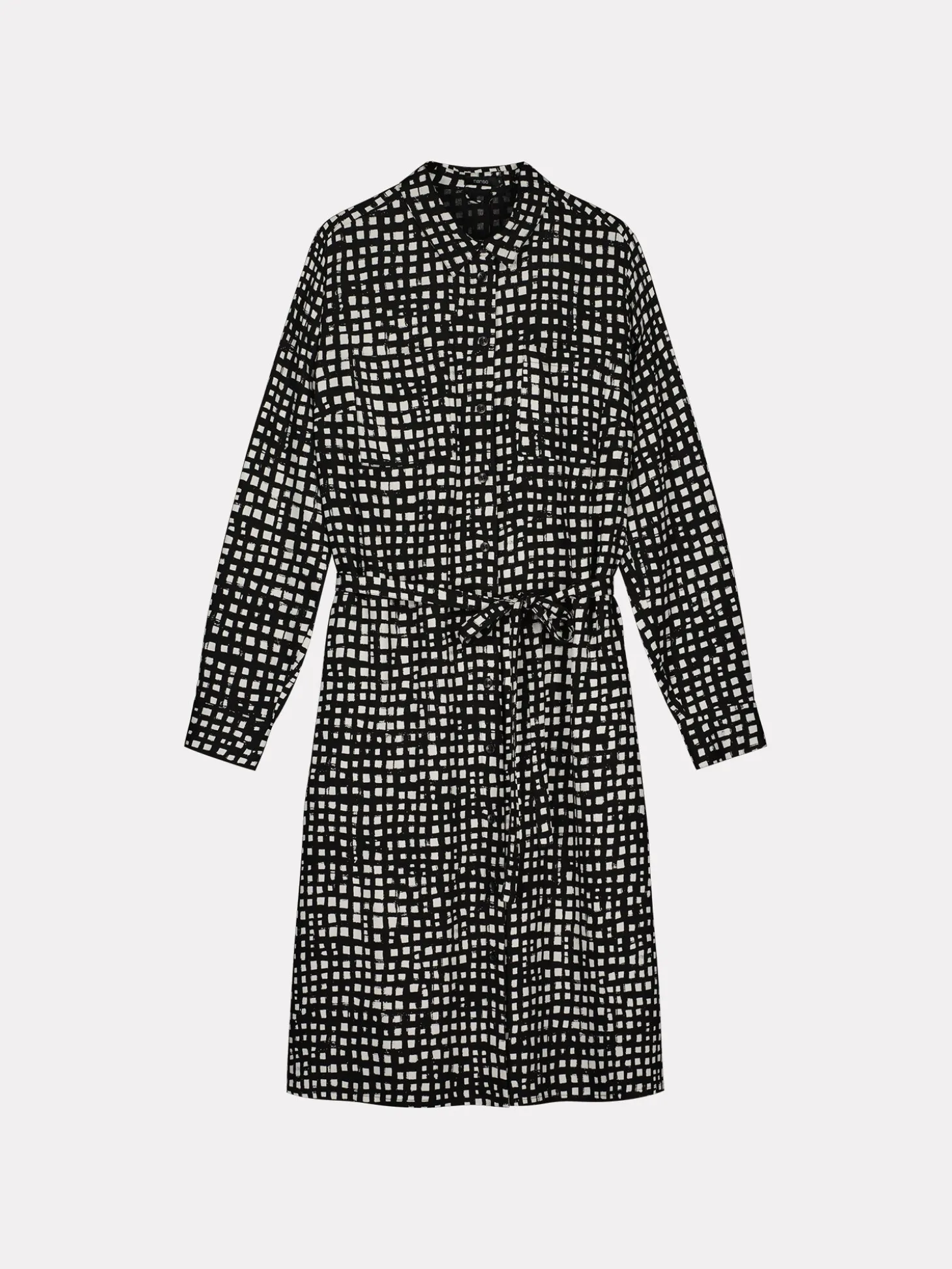 KARMI paitamekko - mustavalkoinen