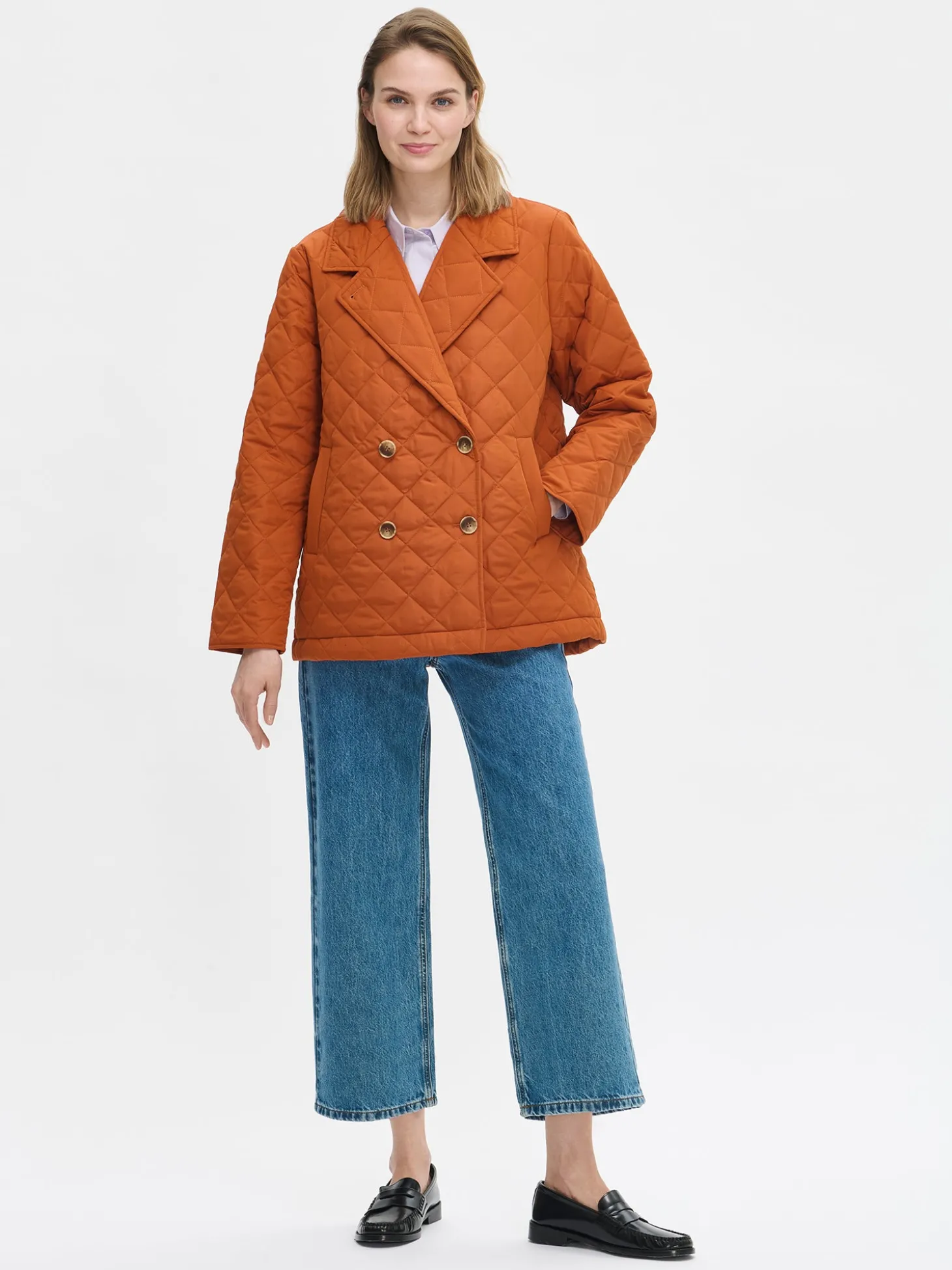 KIPPARI tikkitakki - oranssin ruskea