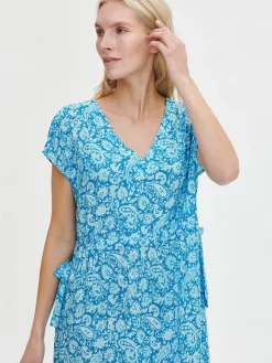 KORFU kaftaanimekko - sininen