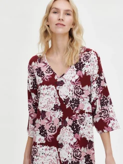 KRANSSI kaftaani - viininpunainen