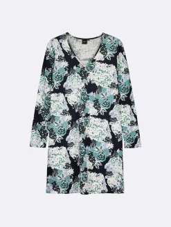 KRANSSI lyhyt yöpaita - tummansininen