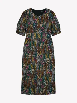 KUUTAMO pitkä kangasmekko - monivärinen