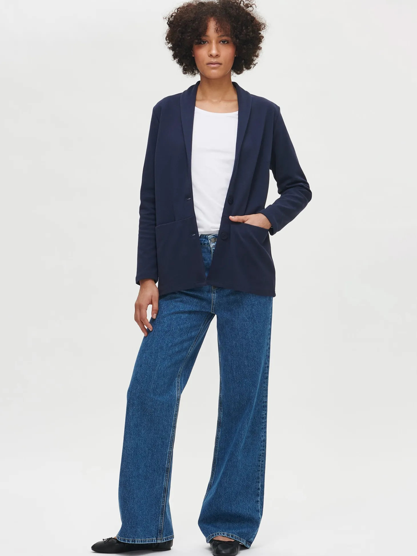 LEIJA jakku - tummansininen