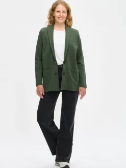 LEIJA jakku - tummanvihreä