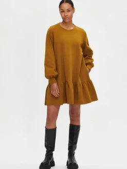 LEIJA mekko - ruskea