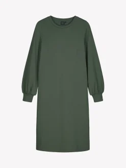 LEIJA pitkä mekko - tummanvihreä