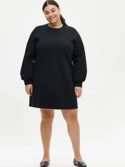 LEIJA pitkähihainen mekko - musta