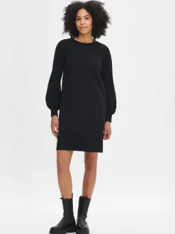 LEIJA pitkähihainen mekko - musta