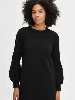 LEIJA pitkähihainen mekko - musta