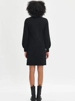 LEIJA pitkähihainen mekko - musta