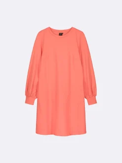 LEIJA pitkähihainen mekko - punainen