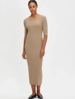 LELA neulemekko - ruskea