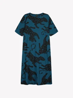 LEONORA pitkä yöpaita - sininen