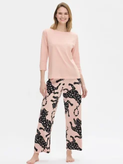 LEONORA pyjama - vaaleanpunainen