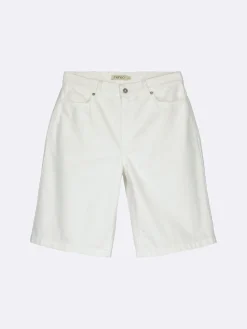 LEVEE farkkushortsit - luonnonvalkoinen