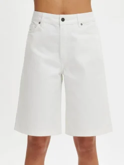 LEVEE farkkushortsit - luonnonvalkoinen