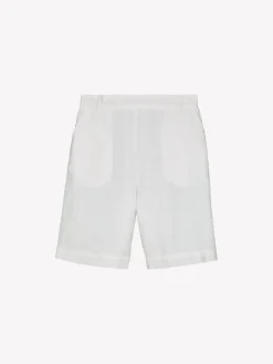 LIINE pellavashortsit - valkoinen