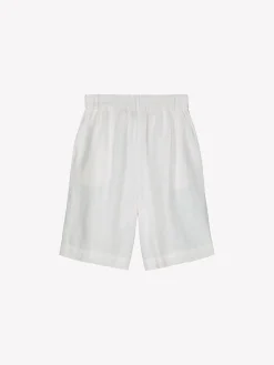 LIINE pellavashortsit - valkoinen