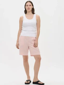 LIINE pellavashortsit - vaaleanpunainen