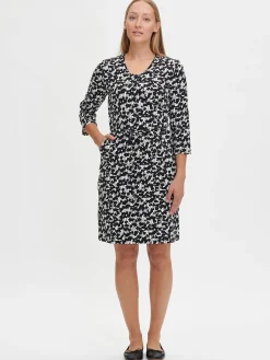 LIITO trikoomekko - mustavalkoinen