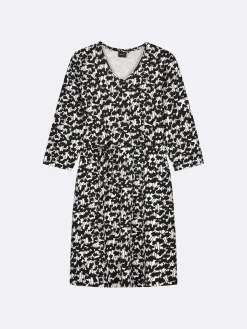 LIITO trikoomekko - mustavalkoinen