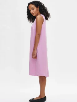 LILA hihaton kangasmekko - vaaleanpunainen