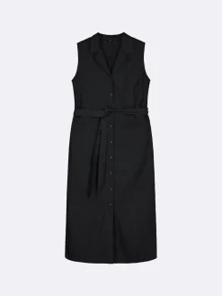 LIN pellavamekko - musta