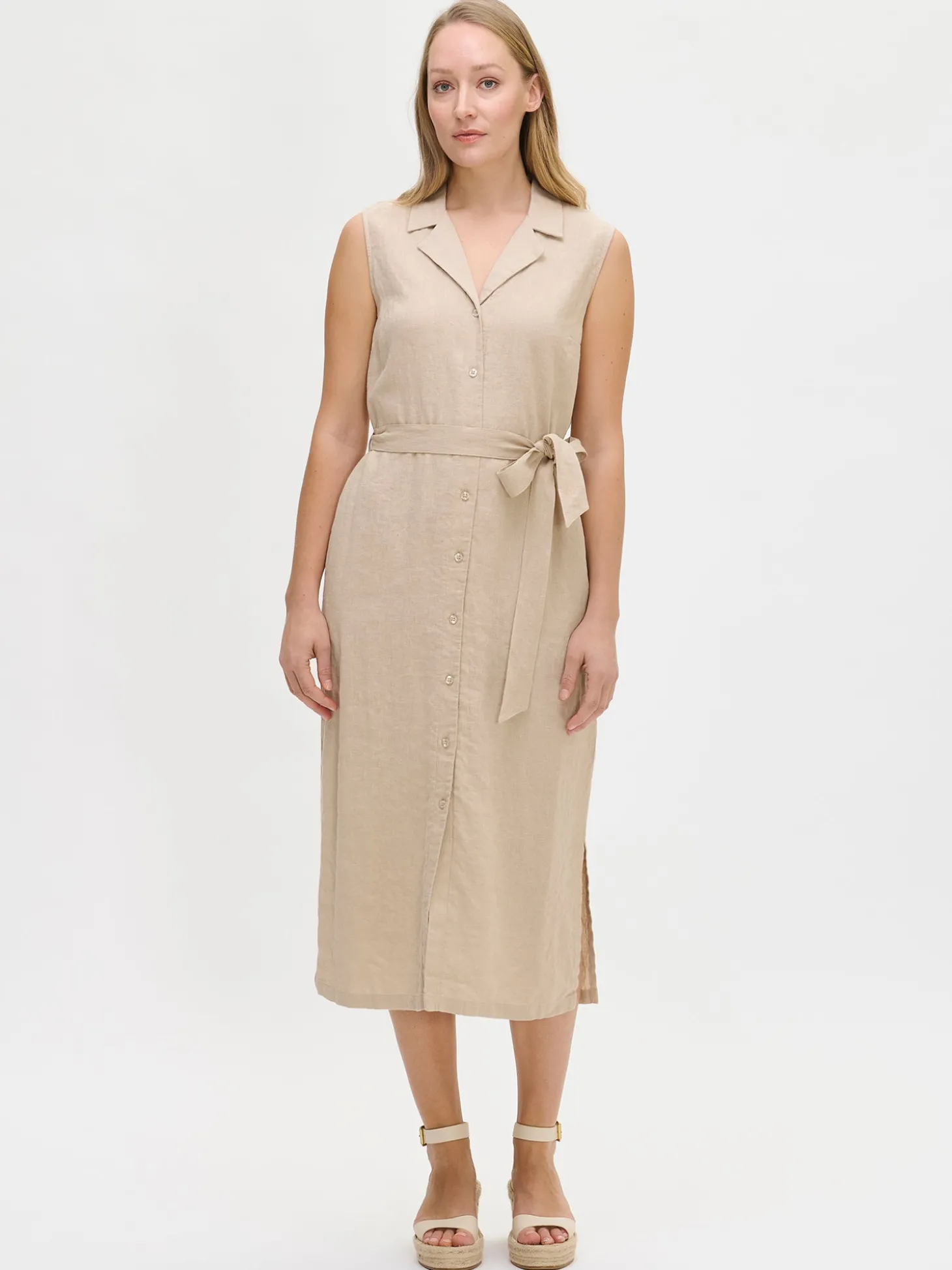 LIN pellavamekko - beige