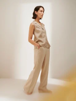 LIN pellavatoppi - beige