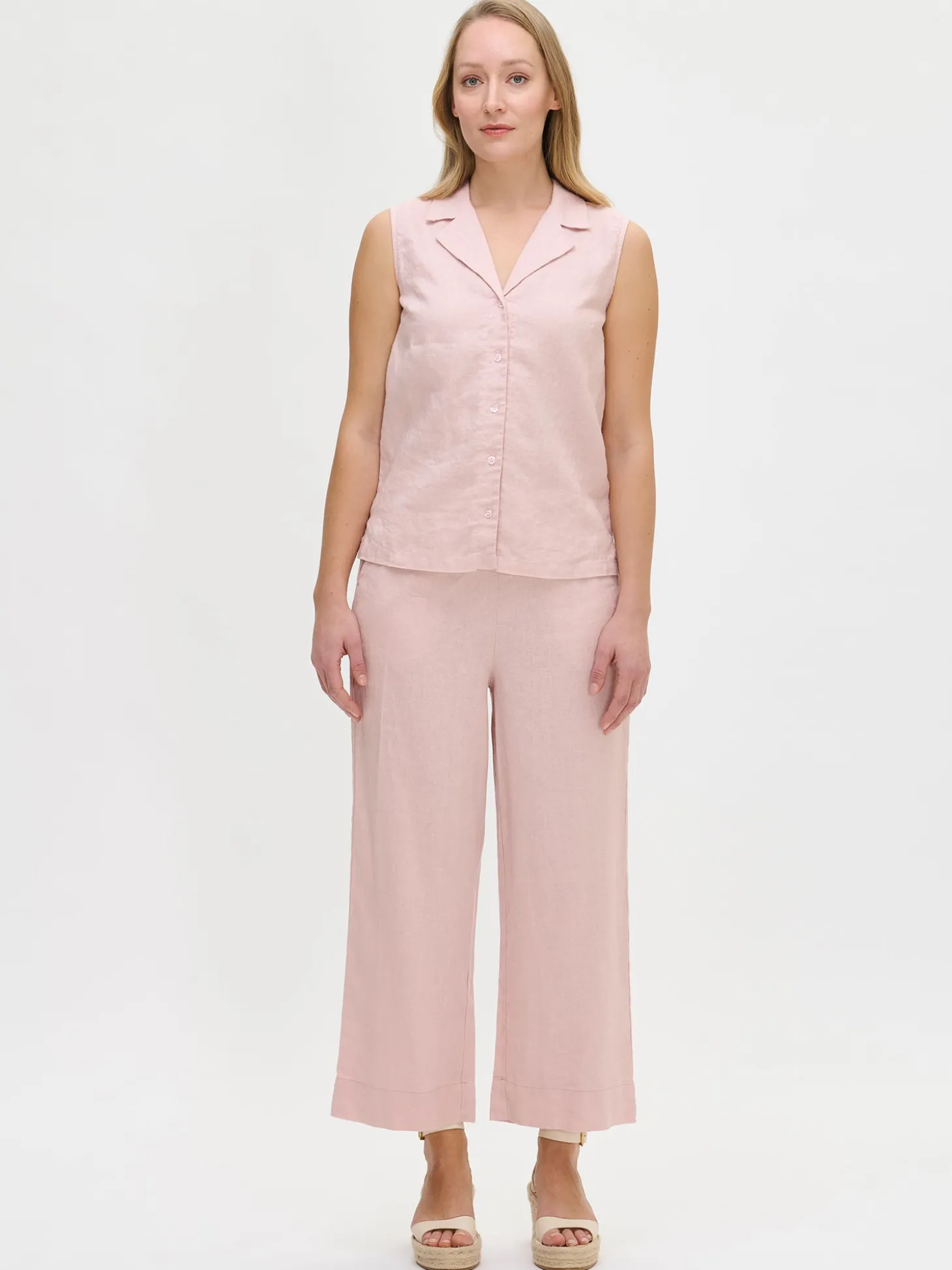 LIN pellavatoppi - vaaleanpunainen