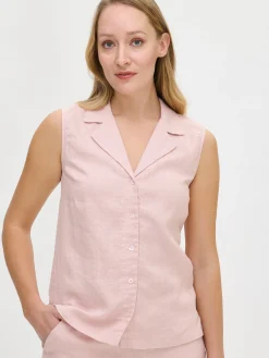 LIN pellavatoppi - vaaleanpunainen