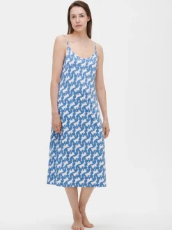 LOIKKA pitkä yöpaita - sininen