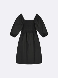 LUISA lyhyt kangasmekko - musta