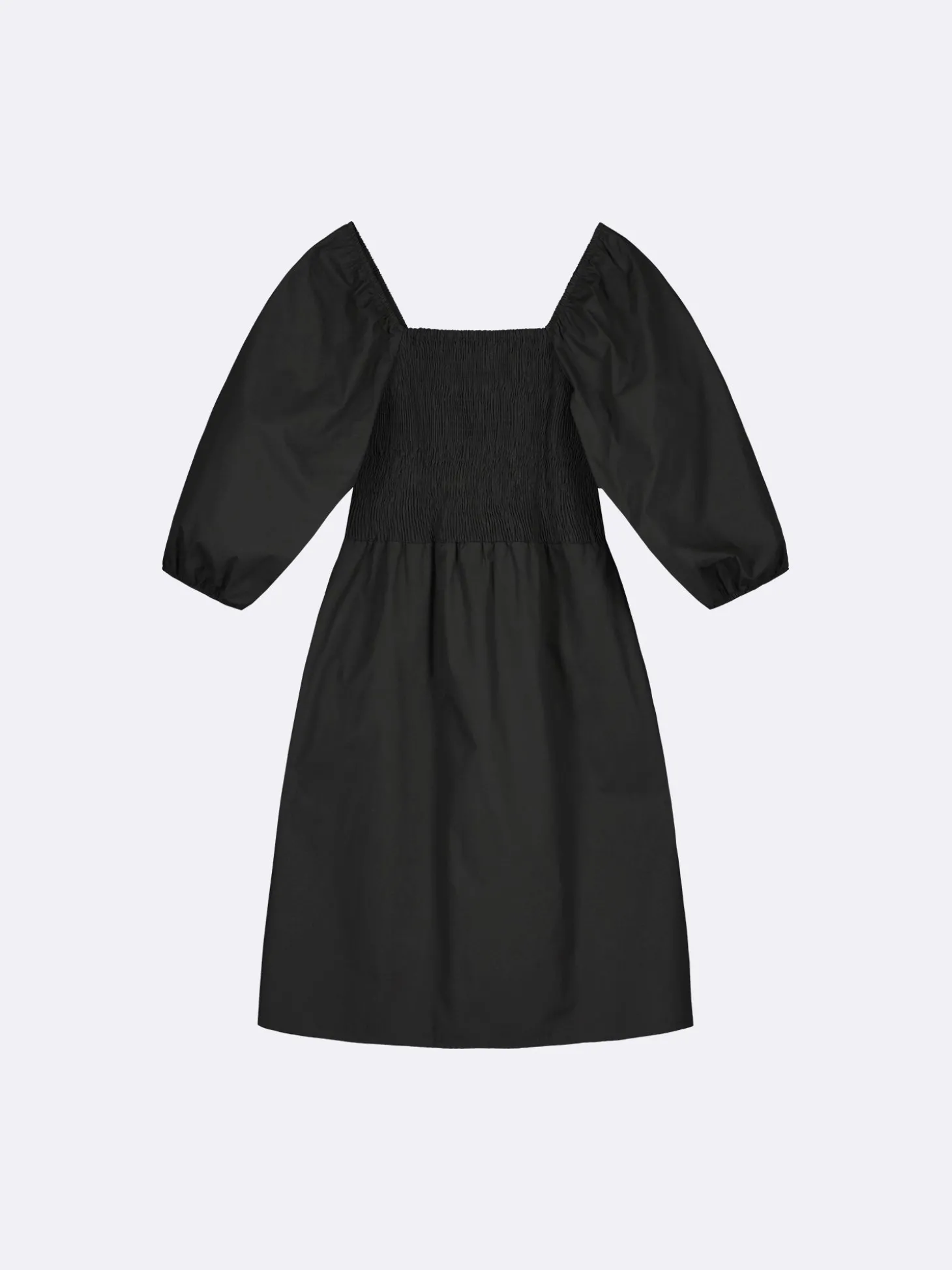 LUISA lyhyt kangasmekko - musta