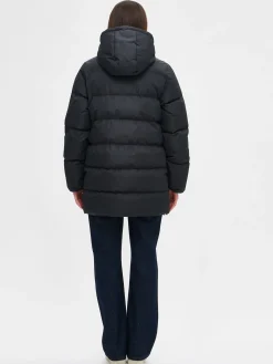 LUMI lyhyt toppatakki - musta