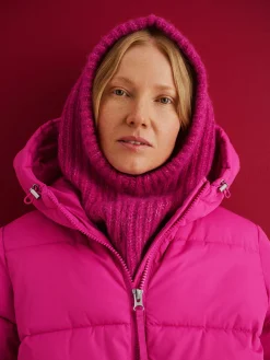 LUMI lyhyt toppatakki - pinkki