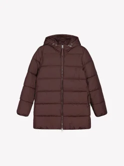 LUMI lyhyt toppatakki - Tummanruskea