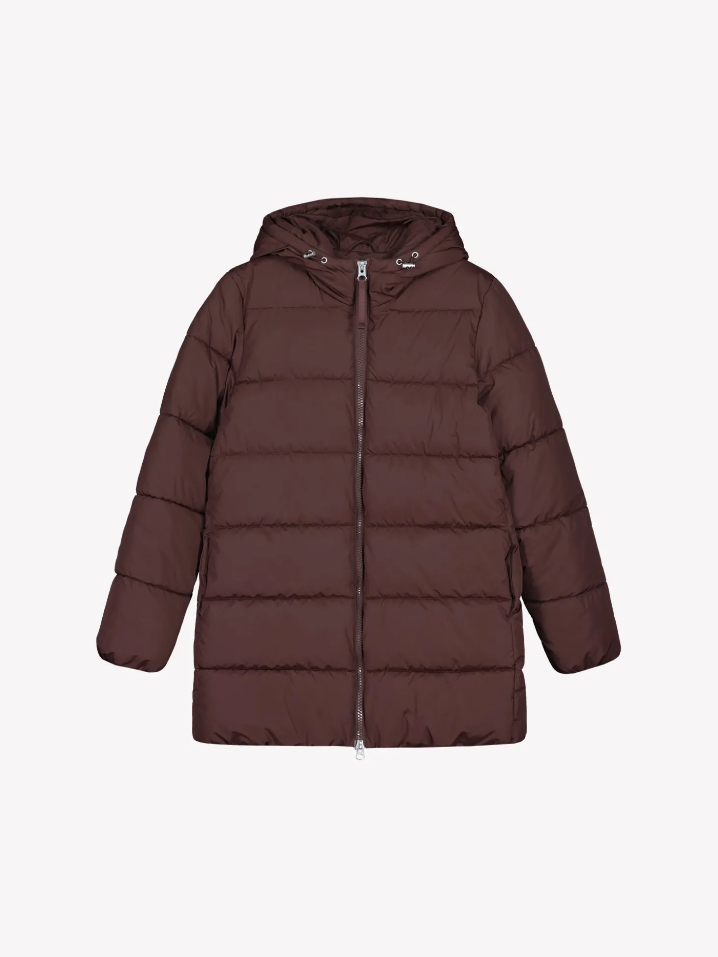 LUMI lyhyt toppatakki - Tummanruskea