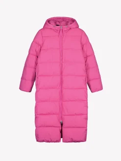 LUMI pitkä toppatakki - pinkki