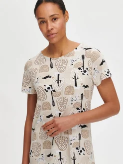 LUNA lyhyt yöpaita - beige