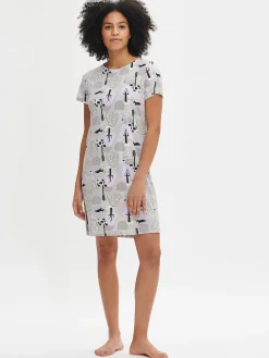 LUNA lyhyt yöpaita - vihreä