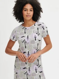 LUNA lyhyt yöpaita - vihreä