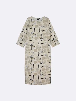 LUNA pitkä yöpaita - beige