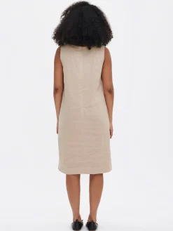 LUOTO pellavamekko - beige